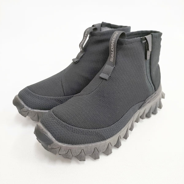 salomon SNOWCLOG MID 23.5cm スニーカー ブラック レディース サロモン【中古】5-0603G◎