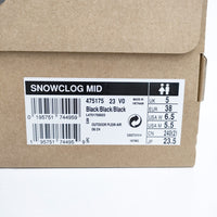salomon SNOWCLOG MID 23.5cm スニーカー ブラック レディース サロモン【中古】5-0603G◎
