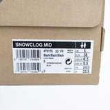 salomon SNOWCLOG MID 23.5cm スニーカー ブラック レディース サロモン【中古】5-0603G◎