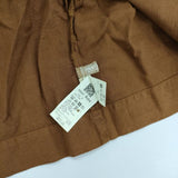 nest Robe 01213-1111 リネン超撥水ギャザースリーブショートシャツ ブラウス シャツ 21AW ブラウン レディース ネストローブ【中古】5-0616M∞