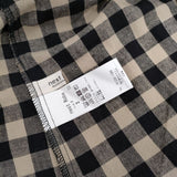 nest Robe 01232-1366 コットンリネンワッシャーギンガムワンピース 定価27500円 ワンピース 23SS ベージュ レディース ネストローブ【中古】5-0604S∞