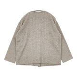 nest Robe 01214-1010 コットンヤクナッピングノーカラー ジャケット 21AW ベージュ レディース ネストローブ【中古】5-0818T∞