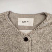 nest Robe 01214-1010 コットンヤクナッピングノーカラー ジャケット 21AW ベージュ レディース ネストローブ【中古】5-0818T∞