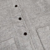 nest Robe 01214-1010 コットンヤクナッピングノーカラー ジャケット 21AW ベージュ レディース ネストローブ【中古】5-0818T∞