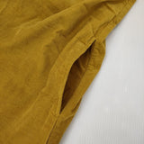 homeworking コットン コーデュロイ エプロンワンピ ワンピース マスタード レディース ホームワーキング【中古】5-0820M∞