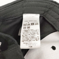 PROGRESS RUNNING CLUB プログレス ランニング クラブ PRG-22SS CAP 定価6490円 コットン 帽子 キャップ ブラック レディース【中古】5-0825G◎