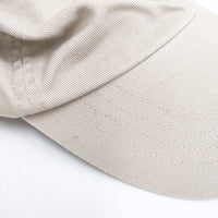 POLO RALPH LAUREN コットン チノ ベースボール キャップ 定価11000円 キャップ ベージュ レディース ポロ・ラルフローレン【中古】5-0825G◎