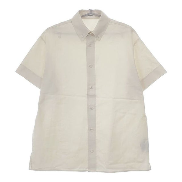 THE RERACS BUTTON DOWN BIG SHIRT CLASSIC 定価31900円 23SS-REBL-343L 半袖シャツ エクリュ オフホワイト レディース ザリラクス【中古】5-0607S∞