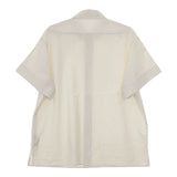 THE RERACS BUTTON DOWN BIG SHIRT CLASSIC 定価31900円 23SS-REBL-343L 半袖シャツ エクリュ オフホワイト レディース ザリラクス【中古】5-0607S∞