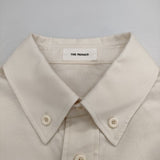 THE RERACS BUTTON DOWN BIG SHIRT CLASSIC 定価31900円 23SS-REBL-343L 半袖シャツ エクリュ オフホワイト レディース ザリラクス【中古】5-0607S∞