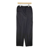THE RERACS 未使用品 ウールスラックスイージーパンツ 定価38500円 21SS-REPT-209L パンツ ブラック レディース ザリラクス【中古】5-0921M∞