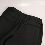 THE RERACS 未使用品 ウールスラックスイージーパンツ 定価38500円 21SS-REPT-209L パンツ ブラック レディース ザリラクス【中古】5-0921M∞