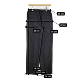 THE RERACS 未使用品 ウールスラックスイージーパンツ 定価38500円 21SS-REPT-209L パンツ ブラック レディース ザリラクス【中古】5-0921M∞