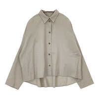 MM6/Maison Margiela Cropped Shirt S32DL0224 S49292 ウールコットン 長袖シャツ ベージュ レディース エムエム6/メゾンマルジェラ【中古】5-0823T∞