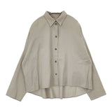 MM6/Maison Margiela Cropped Shirt S32DL0224 S49292 ウールコットン 長袖シャツ ベージュ レディース エムエム6/メゾンマルジェラ【中古】5-0823T∞
