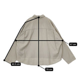MM6/Maison Margiela Cropped Shirt S32DL0224 S49292 ウールコットン 長袖シャツ ベージュ レディース エムエム6/メゾンマルジェラ【中古】5-0823T∞