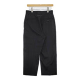 MM6/Maison Margiela S52KA0141 S47848 ポリエステルウール センタープレススラックス パンツ ブラック レディース エムエム6/メゾンマルジェラ【中古】5-0914G∞