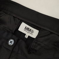 MM6/Maison Margiela S52KA0141 S47848 ポリエステルウール センタープレススラックス パンツ ブラック レディース エムエム6/メゾンマルジェラ【中古】5-0914G∞