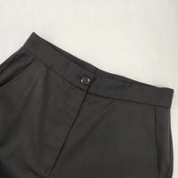 MM6/Maison Margiela S52KA0141 S47848 ポリエステルウール センタープレススラックス パンツ ブラック レディース エムエム6/メゾンマルジェラ【中古】5-0914G∞