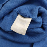 8 By YOOX ユークス シルク コットン カシミヤ タートルネック セーター ニット ブルー レディース【中古】5-0823T∞