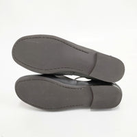 SHOE&SEWN koln ケルン アンクルストラップ 39サイズ レザー 革 定価37400円 パンプス ブラック レディース シュー＆ソーン【中古】5-0911G◎