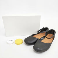 SHOE&SEWN koln ケルン アンクルストラップ 39サイズ レザー 革 定価37400円 パンプス ブラック レディース シュー＆ソーン【中古】5-0911G◎