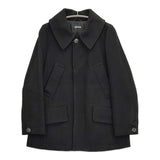 ZUCCa ZU83FA267 サイズS ウール Aライン ショート コート ブラック レディース ズッカ【中古】5-0920T♪