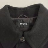 ZUCCa ZU83FA267 サイズS ウール Aライン ショート コート ブラック レディース ズッカ【中古】5-0920T♪