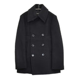 ZUCCa ZU33FA365 サイズM ウール ピーコート ブラック レディース ズッカ【中古】5-0920T♪
