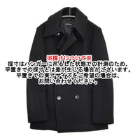 ZUCCa ZU33FA365 サイズM ウール ピーコート ブラック レディース ズッカ【中古】5-0920T♪