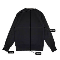 ゴーシュ ラグラン G164-T030 コットン トレーナー スウェット ブラック レディース ゴーシュ【中古】5-0914M∞