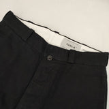 YAECA CHINO CLOTH PANTS PIPED 29サイズ 166054 チノパンツ ブラック レディース ヤエカ【中古】5-0914G∞