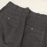 YAECA CHINO CLOTH PANTS PIPED 29サイズ 166054 チノパンツ ブラック レディース ヤエカ【中古】5-0914G∞
