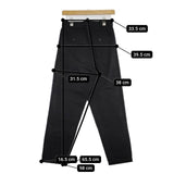 YAECA CHINO CLOTH PANTS PIPED 29サイズ 166054 チノパンツ ブラック レディース ヤエカ【中古】5-0914G∞