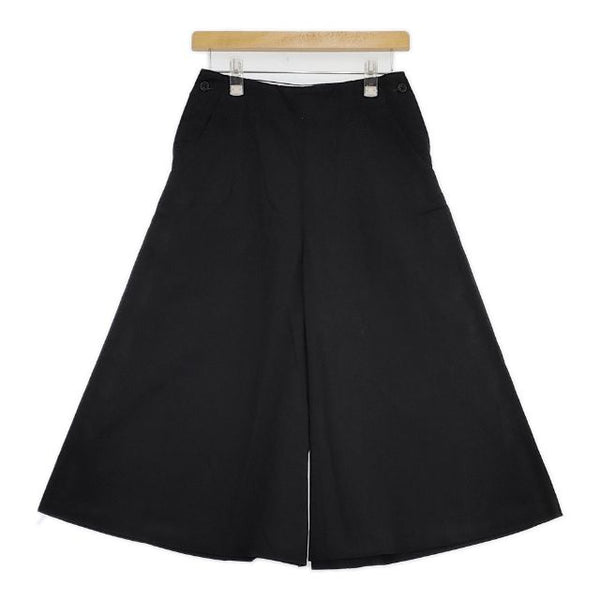 YAECA MARINE PANTS WIDE 156060 マリン パンツ ブラック レディース ヤエカ【中古】5-0914G∞