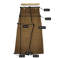 MHL. ワイドパンツ 595-6243508 コットン パンツ ブラウン レディース エムエイチエル【中古】5-0914G∞