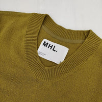MHL. LINEN COTTON SLUB 595-9263501 セーター ニット イエロー系 レディース エムエイチエル【中古】5-0914M∞