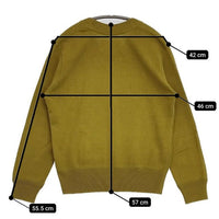 MHL. LINEN COTTON SLUB 595-9263501 セーター ニット イエロー系 レディース エムエイチエル【中古】5-0914M∞