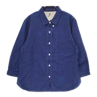 MHL. 日本製 595-153375 サイズ1 長袖シャツ ブルー レディース エムエイチエル【中古】5-0509M♪