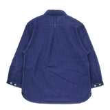 MHL. 日本製 595-153375 サイズ1 長袖シャツ ブルー レディース エムエイチエル【中古】5-0509M♪