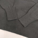 KURASHI&Trips Vネック コットン セーター ニット ブラック レディース クラシアンドトリップス/北欧、暮らしの道具店【中古】5-0820M∞