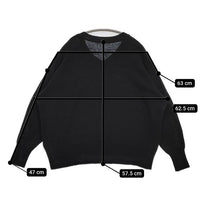 KURASHI&Trips Vネック コットン セーター ニット ブラック レディース クラシアンドトリップス/北欧、暮らしの道具店【中古】5-0820M∞