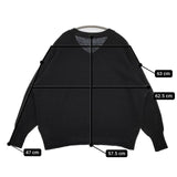 KURASHI&Trips Vネック コットン セーター ニット ブラック レディース クラシアンドトリップス/北欧、暮らしの道具店【中古】5-0820M∞