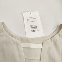evam eva cotton tuck pullover E251T073 サイズM 定価30800円 タック ブラウス シャツ 25SS ベージュ レディース エヴァムエヴァ【中古】5-0415M♪