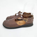 AURORA SHOES T-Strap Tストラップ 6C シューズ・靴 ブラウン レディース オーロラシューズ【中古】5-0908G◎