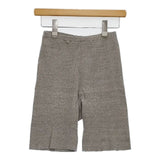 R&D.M.Co- コットン リブ ショートパンツ ハーフパンツ ショーツ グレー レディース オールドマンズテーラー【中古】5-0820M∞