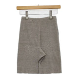 R&D.M.Co- コットン リブ ショートパンツ ハーフパンツ ショーツ グレー レディース オールドマンズテーラー【中古】5-0820M∞