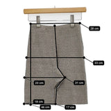 R&D.M.Co- コットン リブ ショートパンツ ハーフパンツ ショーツ グレー レディース オールドマンズテーラー【中古】5-0820M∞