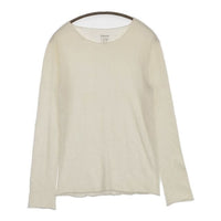 1dozen カシミヤ シルク セーター ニット アイボリー レディース イチダース【中古】5-0820T∞