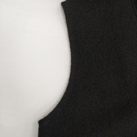 R&D.M.Co- ウールフェルトニットベスト 5862 定価52800円 ベスト ブラック レディース オールドマンズテーラー【中古】5-0818T∞